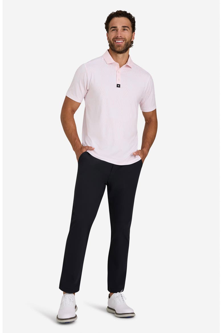 Core Abstract Print Performance Golf Polo, Alternate, color, PERU NIGHTS - PINK DOGWOOD