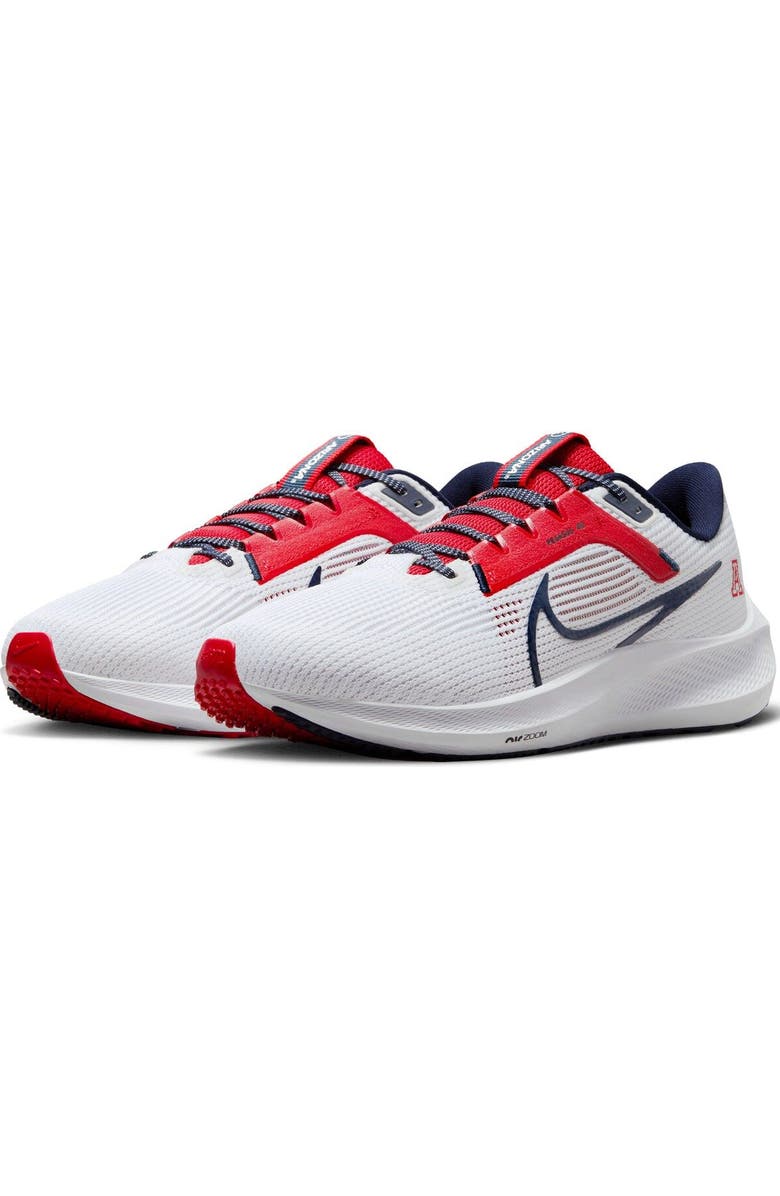 Nike Unisex Nike White Arizona Wildcats Zoom Pegasus 40 Running Shoe, Main, color,