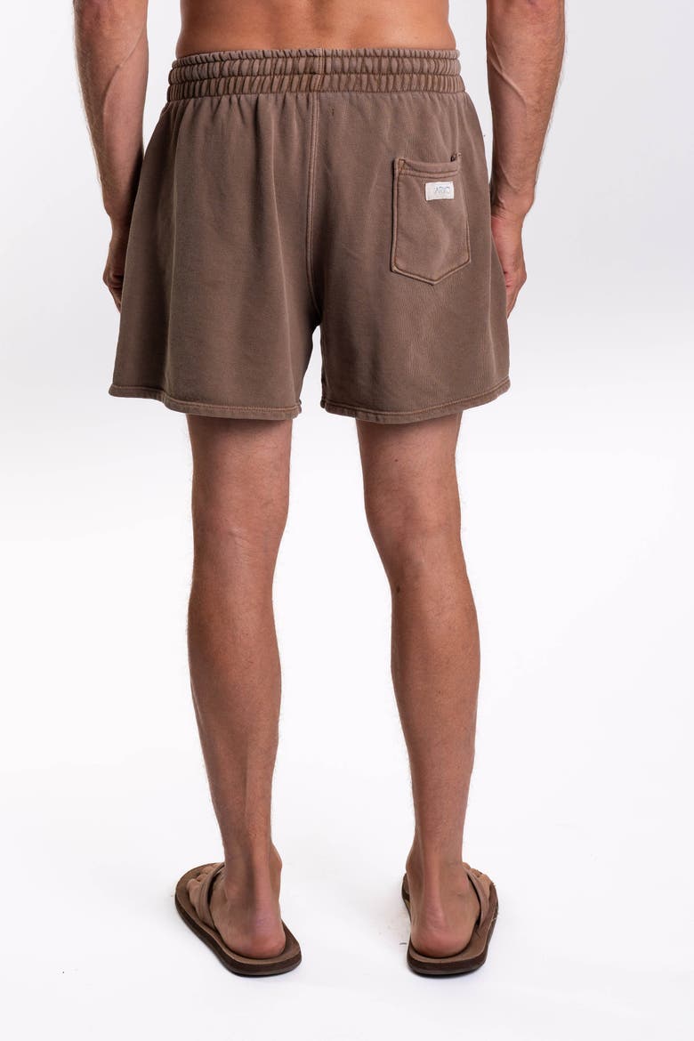 Gender Inclusive French Terry Day Short, Alternate, color, Brownstone