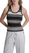 DKNY Stripe Sweater Tank