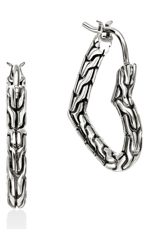 Essentials Heart Hoop Earrings