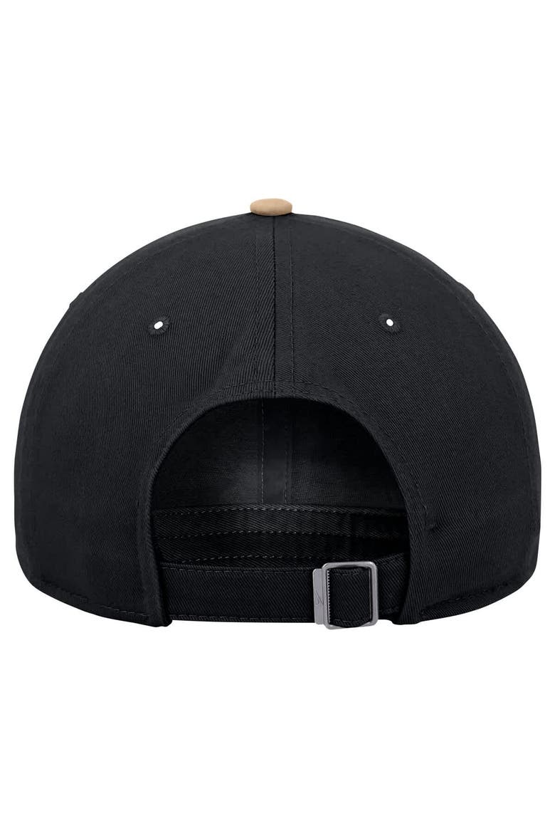 Men's Nike Black Wake Forest Demon Deacons Colorblock Club Adjustable Hat, Alternate, color, Black