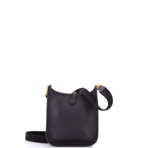 Pre-owned Hermes Hermes Evelyne Bag Gen Iii Clemence Tpm In Black