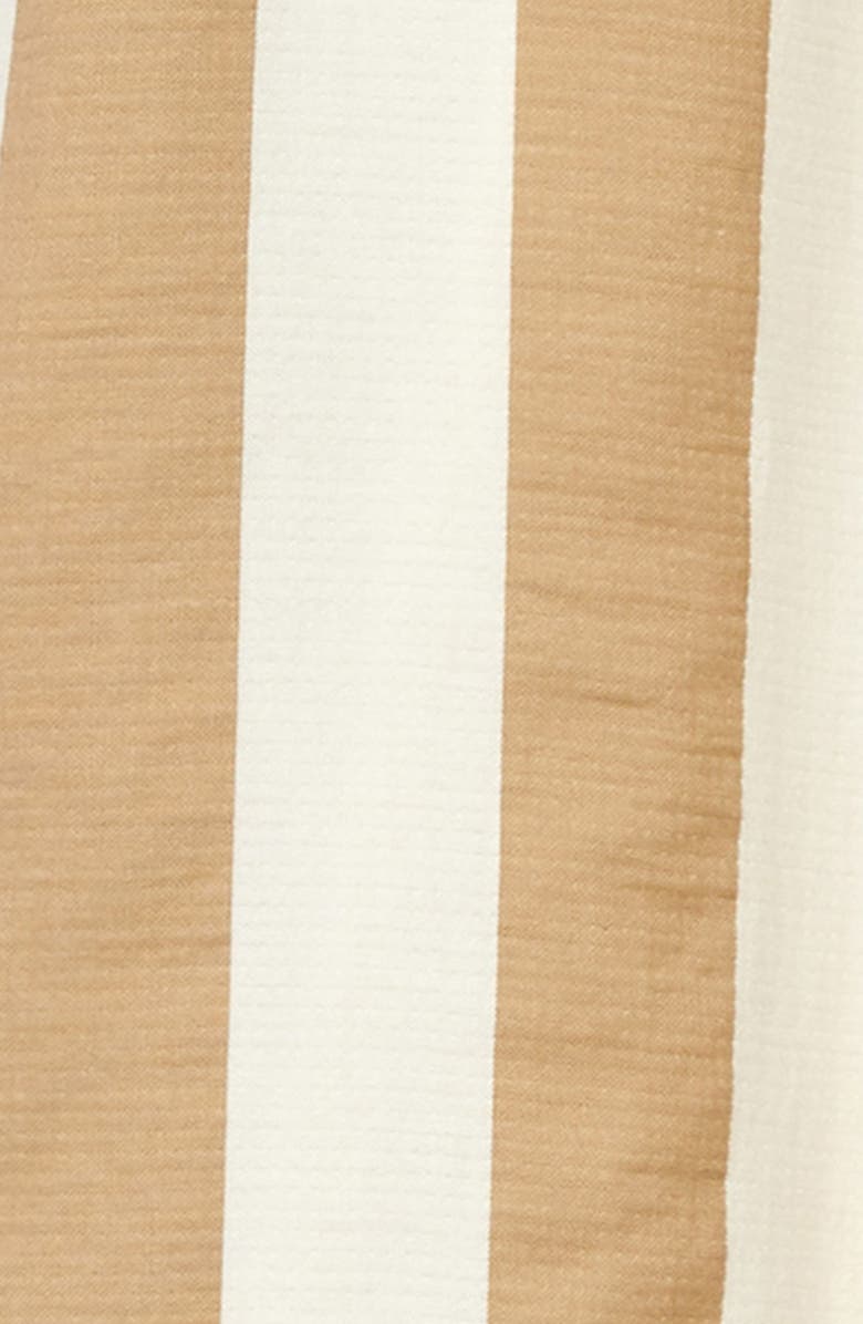 Open Edit Kids' Windowpane Plaid Shoulder Tie Jumpsuit, Alternate, color, 