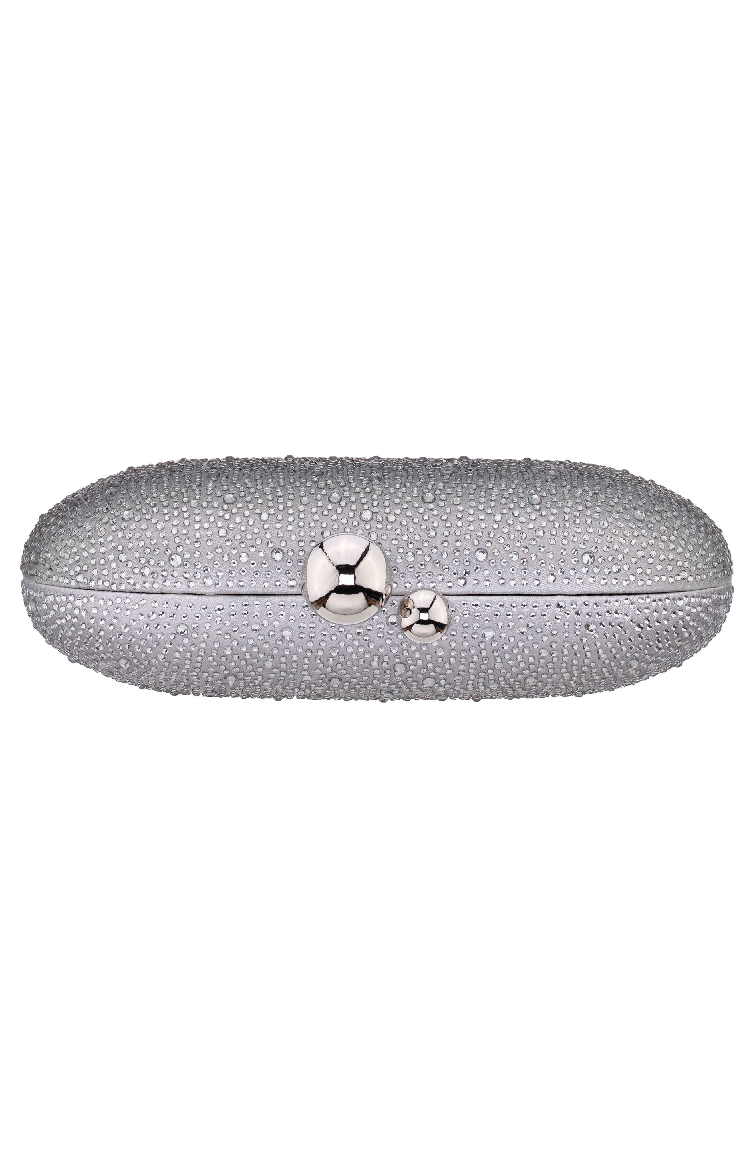 Nina Criss Ombré Crystal Minaudière, Alternate, color, 