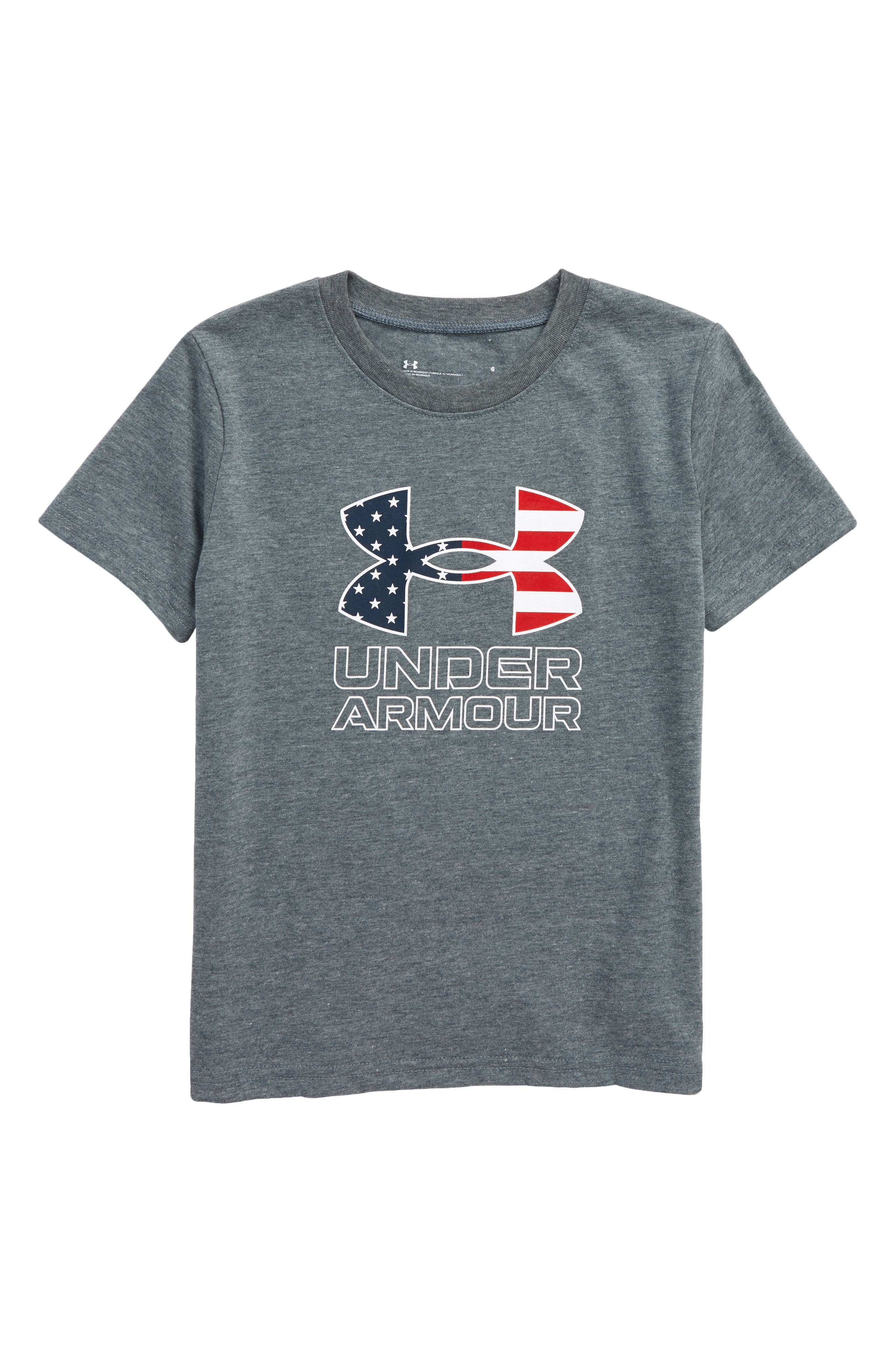 Under Armour Kids' Flag Logo Graphic Tee (Men) | Nordstrom