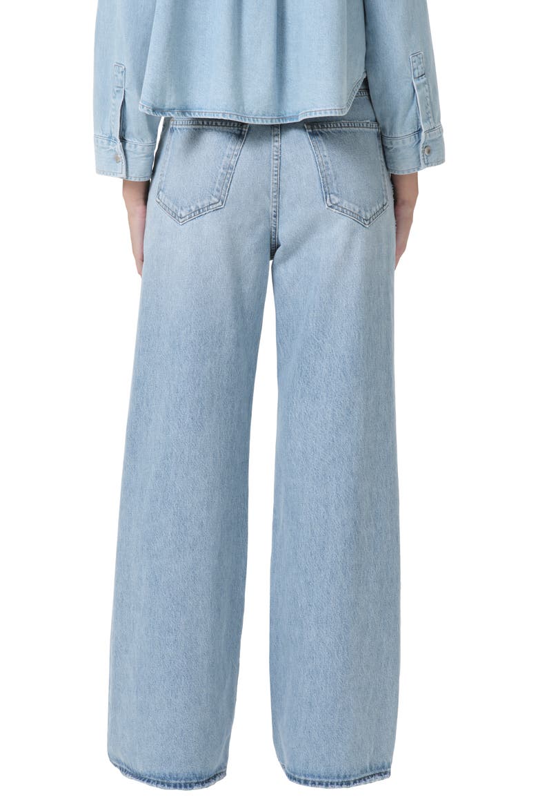 Dame High Waist Wide Leg Jeans, Alternate, color, CONFLICT