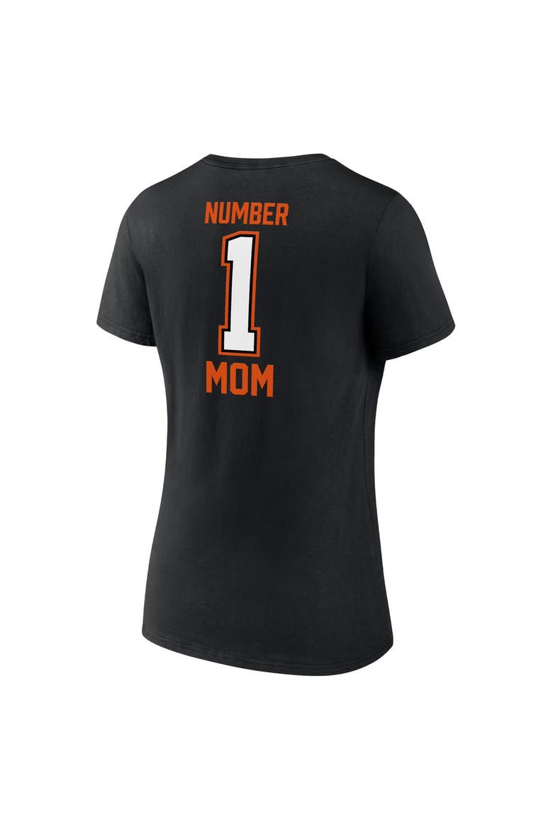 Women's Fanatics Branded Black Cincinnati Bengals Mother's Day V-Neck T-Shirt, Alternate, color, Black