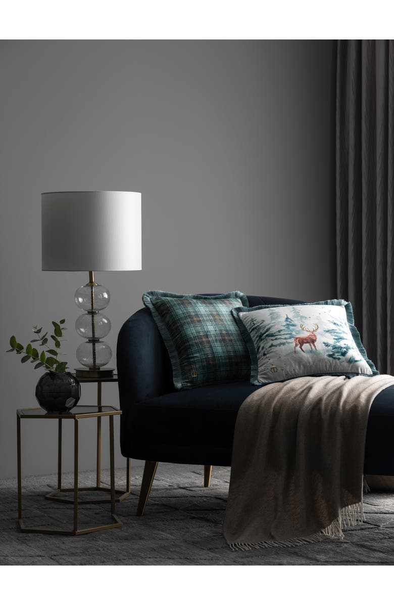 Togas Snowy Decorative Pillow, Alternate, color, 