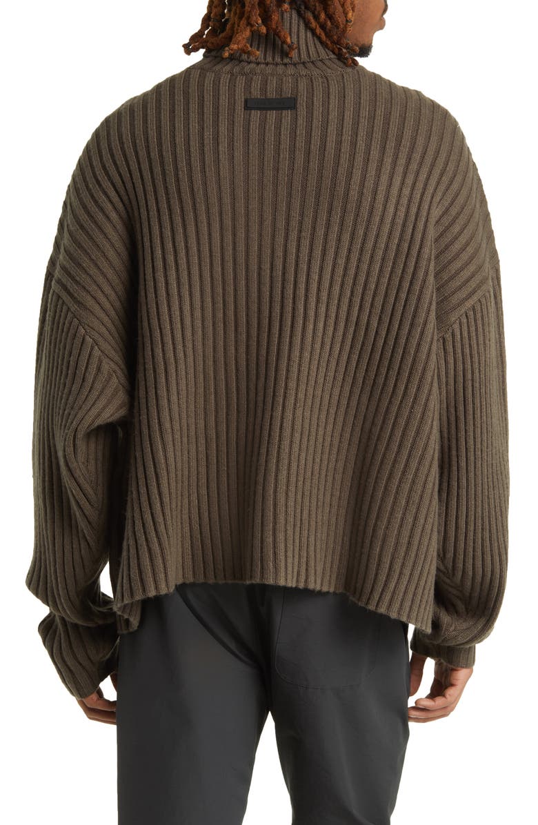 Fear of God Essentials Rib Turtleneck Sweater, Alternate, color, 