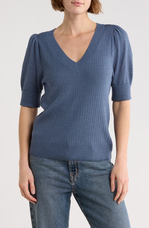 Pointelle Stitch Sweater