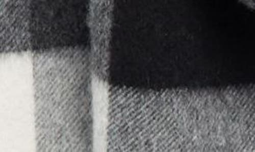 Hickey Freeman Plaid Print Cashmere Scarf In Multi