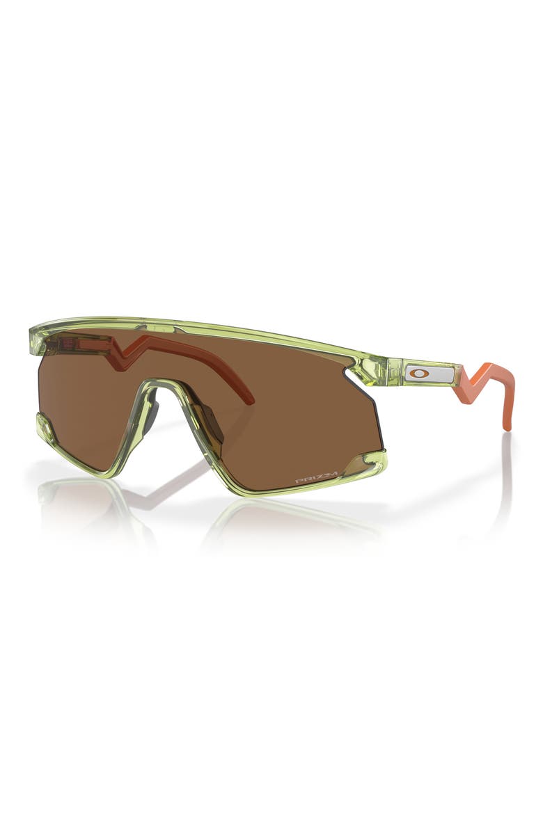 BXTR 39mm Prizm™ Wrap Shield Sunglasses, Alternate, color, FERN/ PRIZM BRONZE