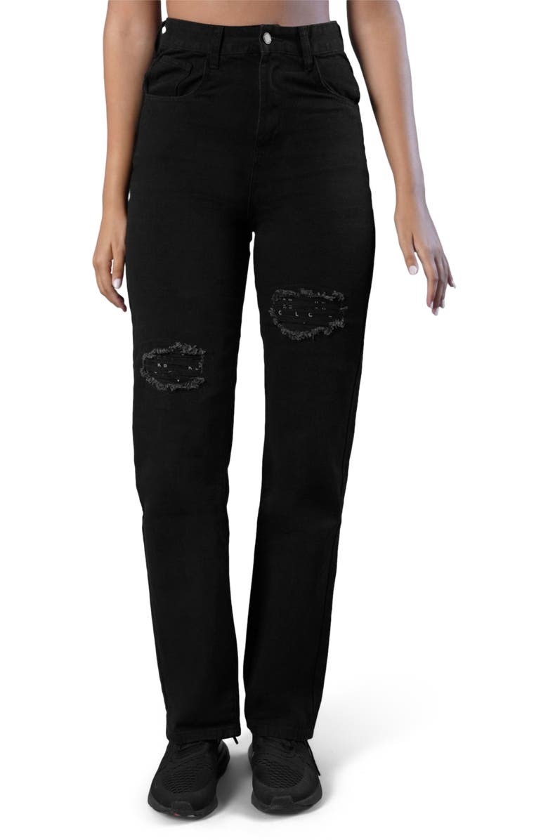 Blvck Monogram Jeans, Alternate, color, Black