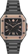 PHILIPP PLEIN Edge Two-Tone Bracelet Watch, 42mm