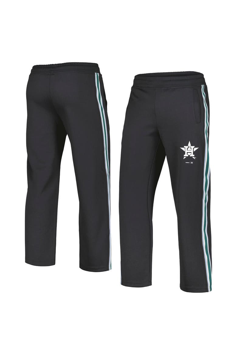 Men's PLEASURES Black Houston Astros Ballpark Track Pants, Alternate, color, Black