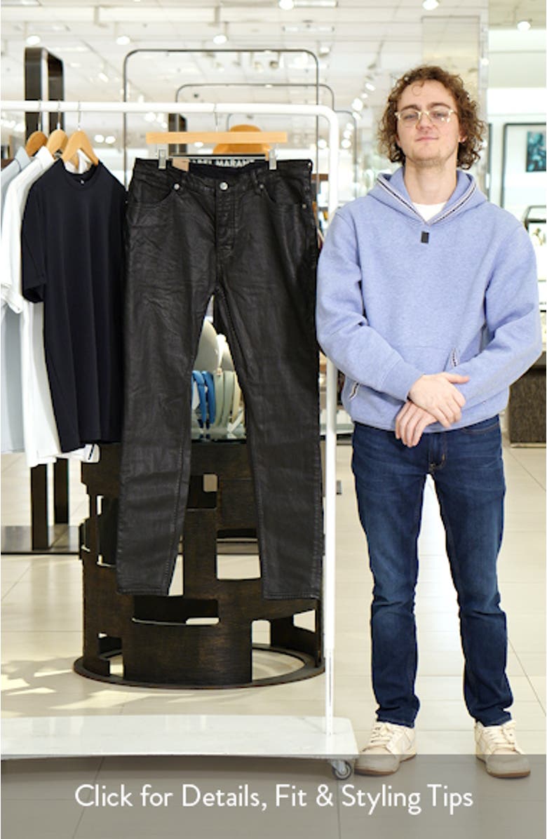 Van Winkle Main Stage Coated Skinny Jeans, sales video thumbnail