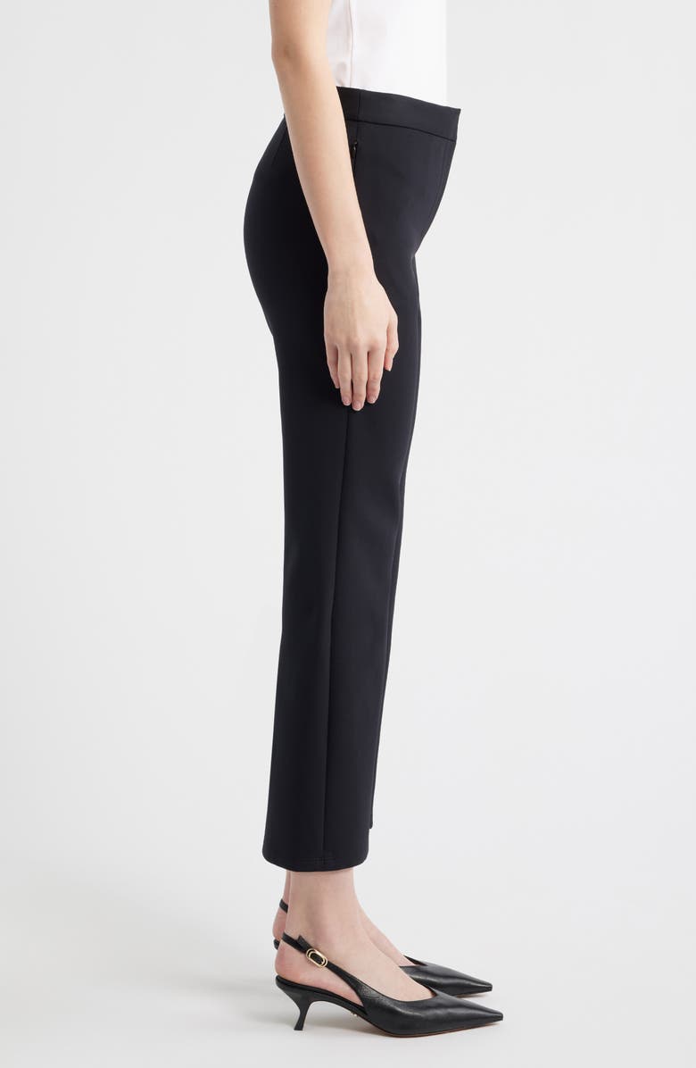 Theory Kick Ankle Pants, Alternate, color, Black