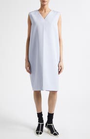 Jil Sander Press Fold Shift Dress