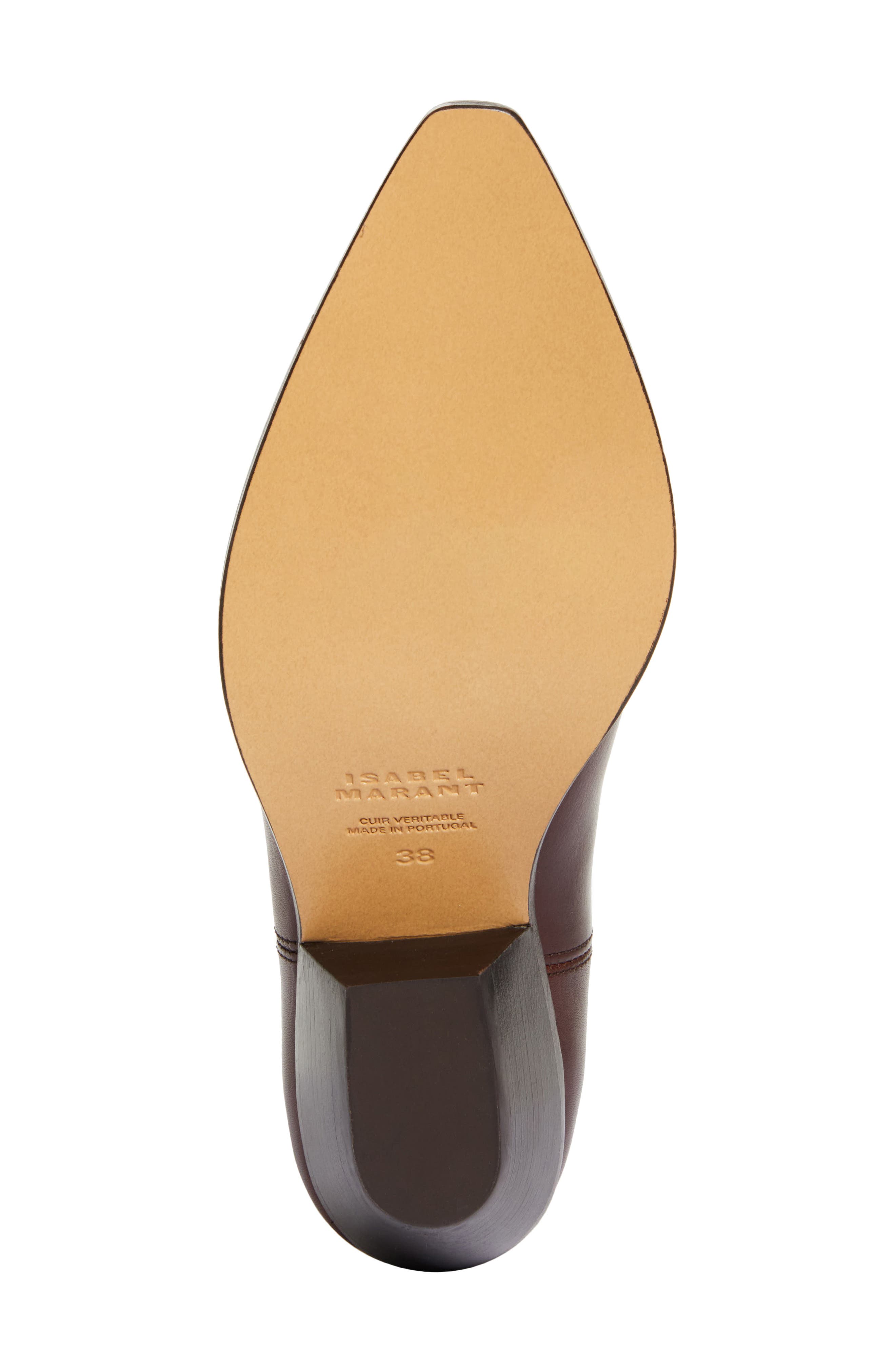 Isabel Marant Duerto Western Boot, Alternate, color, My Mahogany