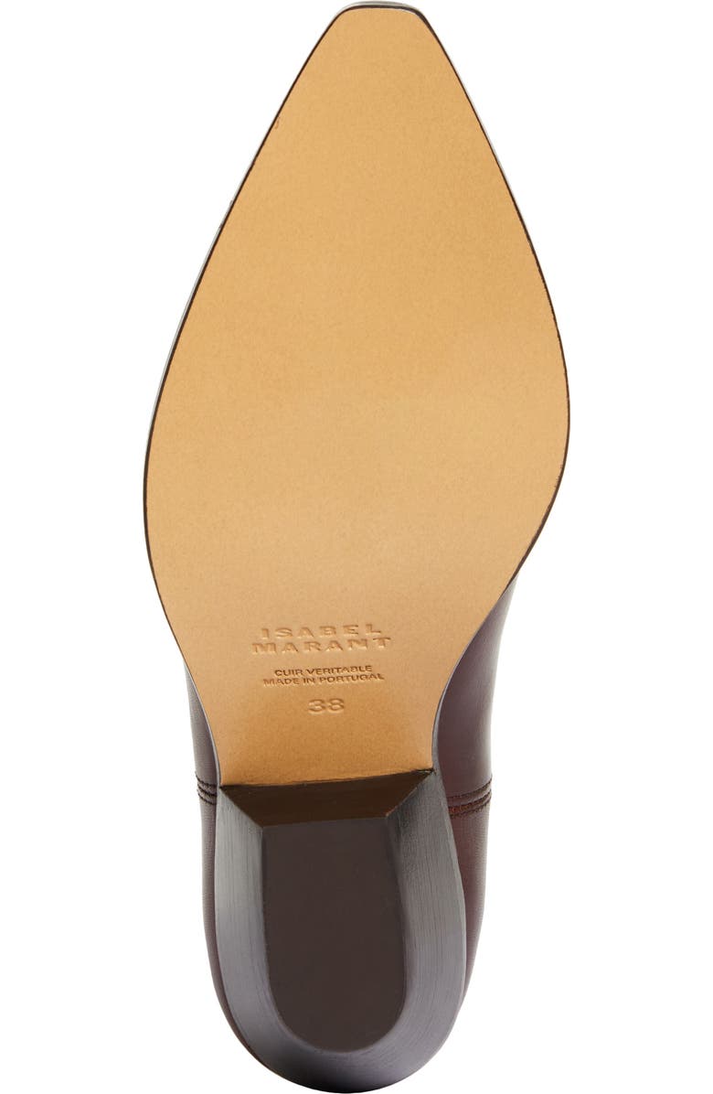 Isabel Marant Duerto Western Boot, Alternate, color, My Mahogany