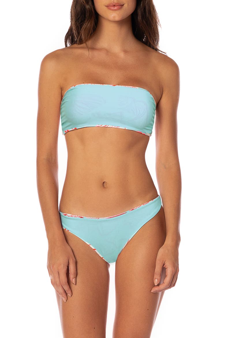 Australian Reef Sublimity Reversible Bikini Bottoms, Alternate, color, LT/ PASTEL BLUE