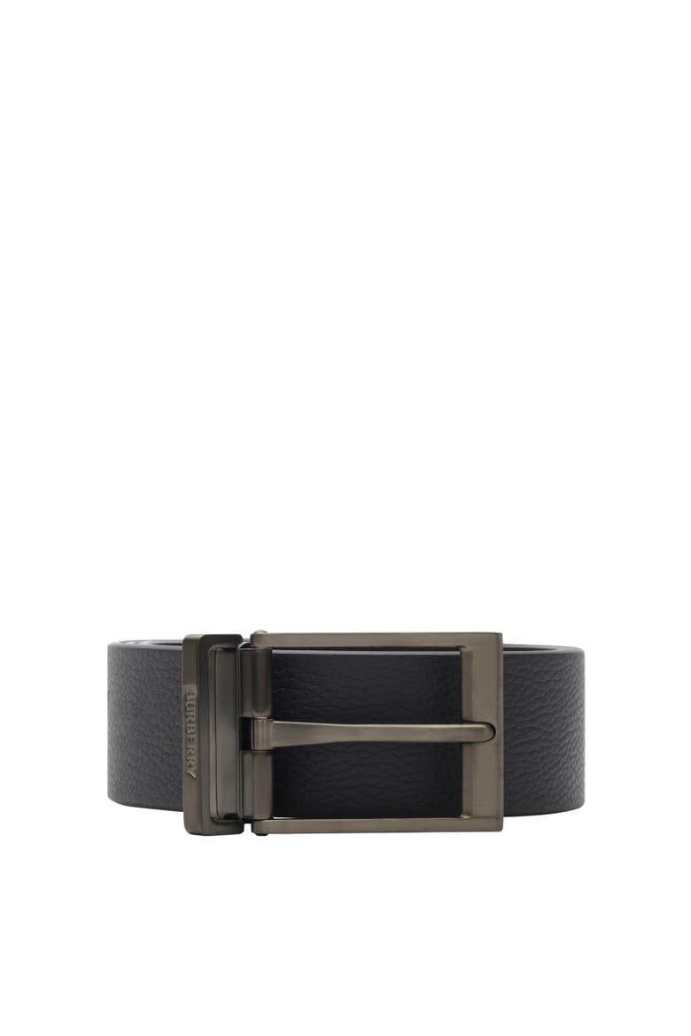 Reversible Check Belt, Alternate, color, Dark brown