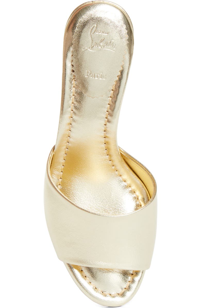 Christian Louboutin Jane Slide Sandal, Alternate, color, Platine/ Platine