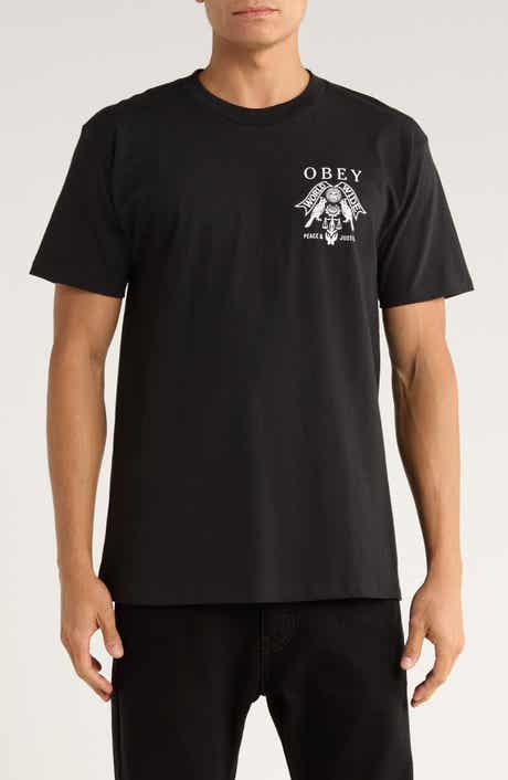 Obey Birds of Justice Cotton Graphic T-Shirt