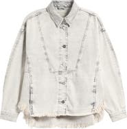 AllSaints Hettie Oversize Denim Shacket