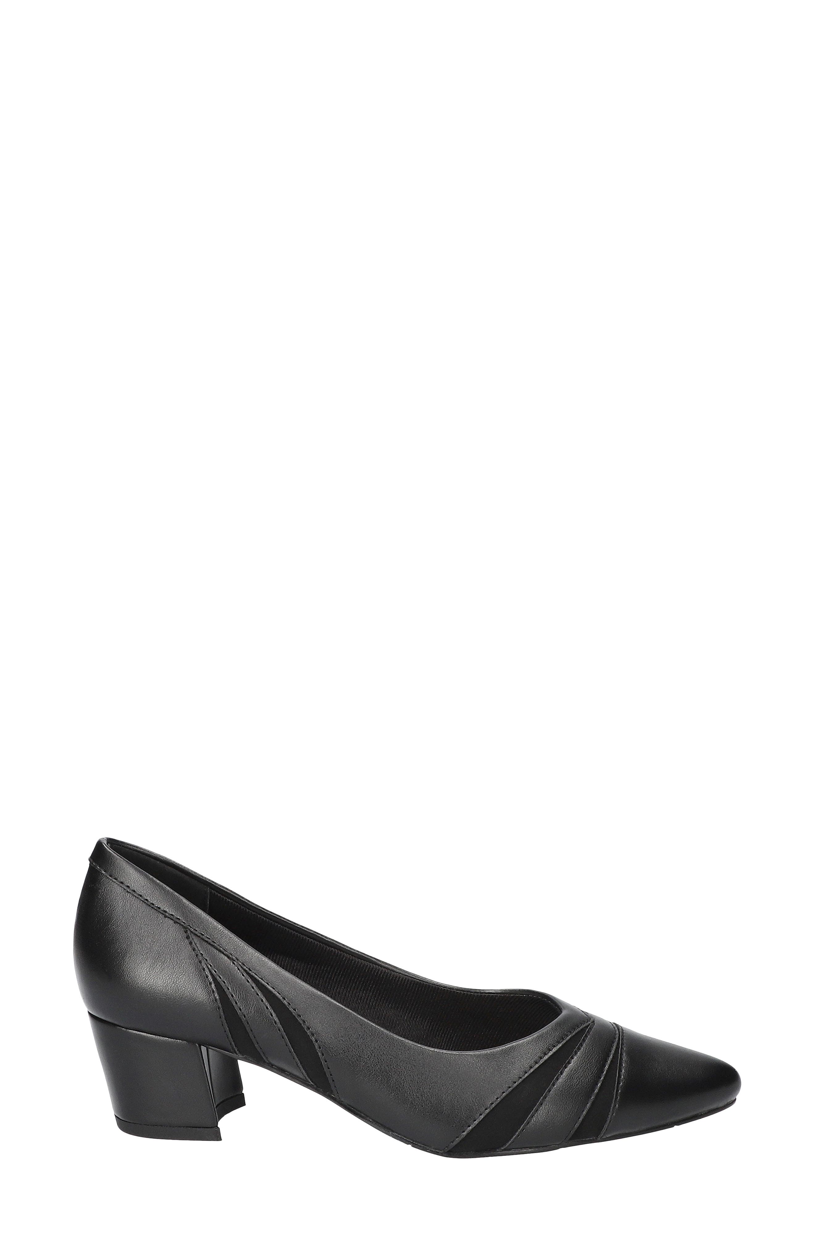 Lizbeth Block Heel Pump, Alternate, color, BLACK LAMY-PATENT