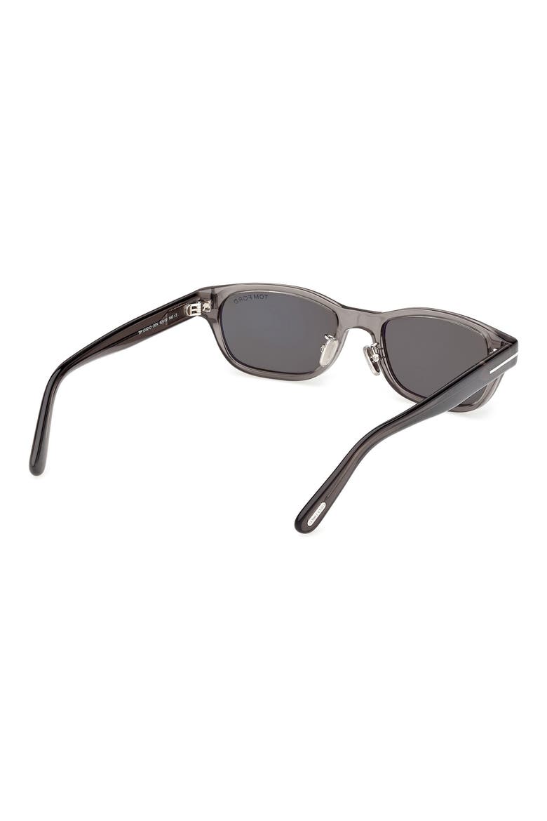 52mm Rectangular Sunglasses, Alternate, color, GREY/ OTHER / GREEN