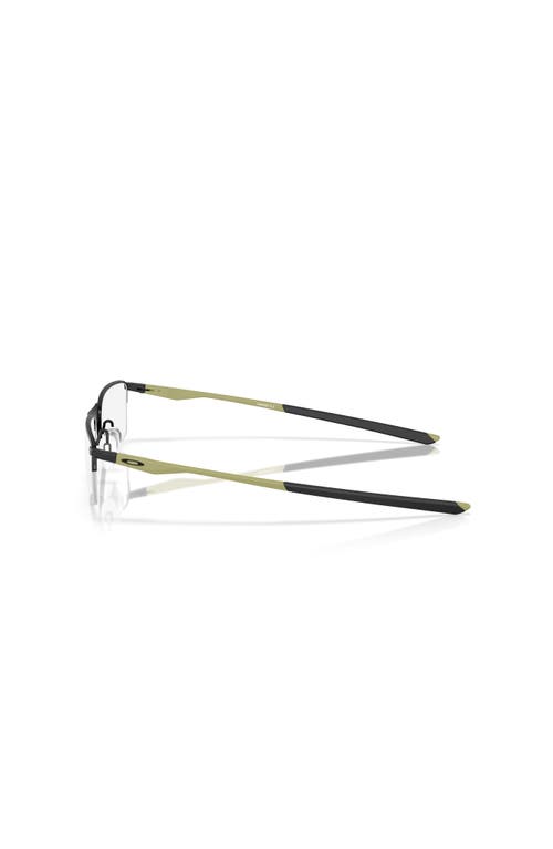 Oakley 56mm Rectangle Optical Glasses In Black
