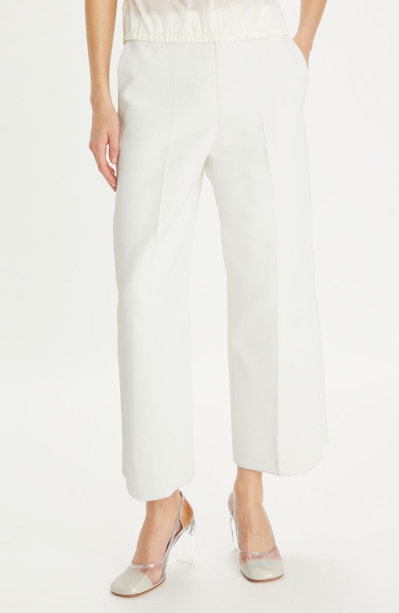 Tory Burch Crepe Wide Leg Pants, Main, color,