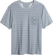 Daniel Buchler Stripe Modal Blend Pajama T-Shirt