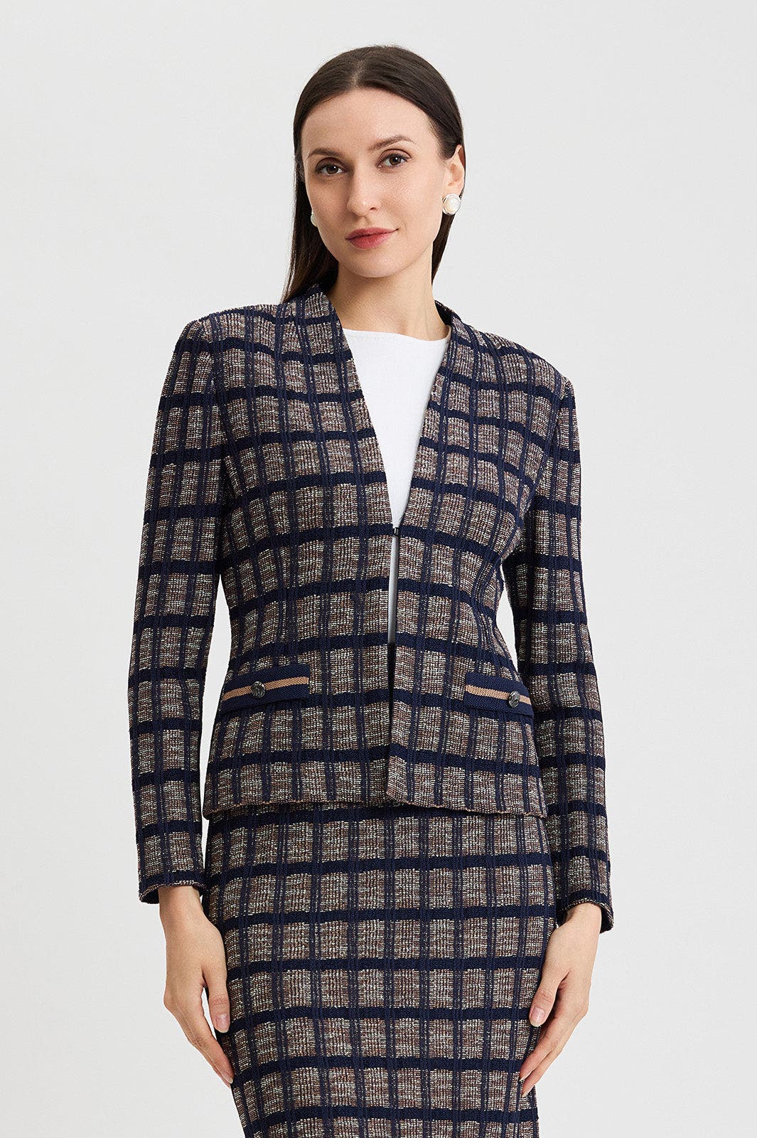 selected Indigo/Warm Taupe/Almond