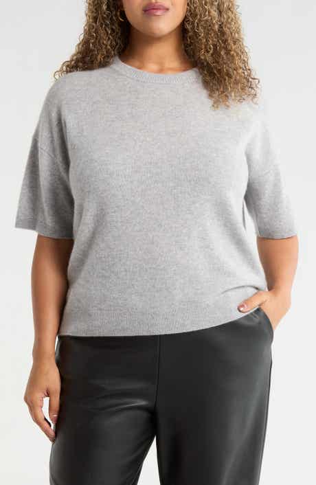 Short Sleeve Cashmere Sweater
