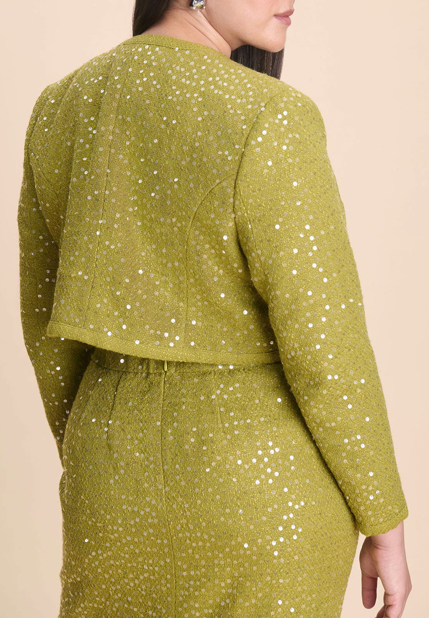 Sequin Tweed Jacket - image 2