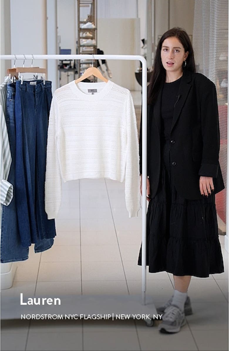 Open Stitch Crop Sweater, sales video thumbnail