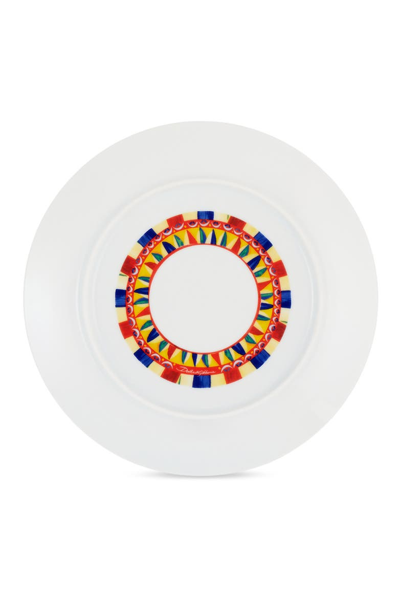 Set of 2 Carretto Lemon Porcelain Bread Plates, Alternate, color, YELLOW