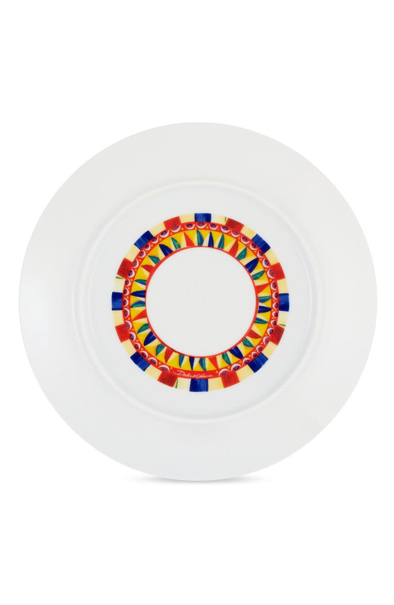 Dolce&Gabbana Set of 2 Carretto Lemon Porcelain Bread Plates, Alternate, color, Yellow