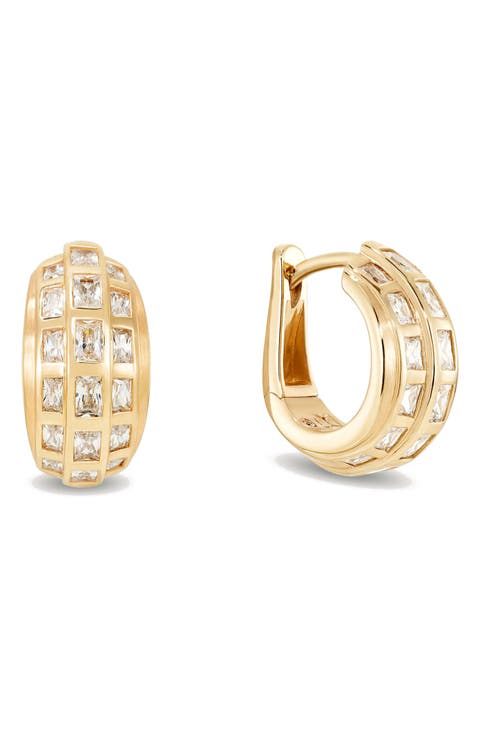 Gia Huggie Hoop Earrings