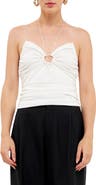 Endless Rose Ruched Keyhole Cutout Camisole