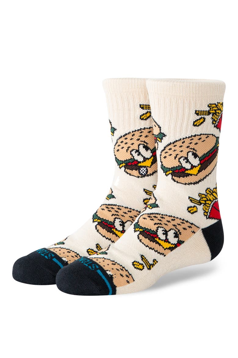 Kids' Combo Meal Quarter Socks, Alternate, color, TAN