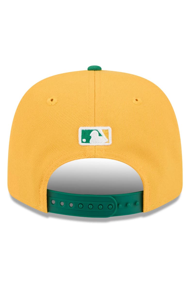 New Era Men's New Era  Gold/Green Athletics 2026 Spring Training 9SEVENTY Adjustable Hat, Alternate, color, Gold