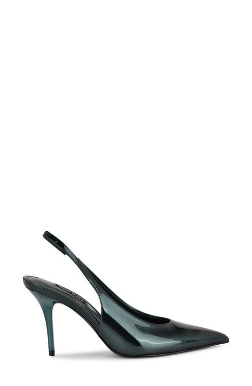 Nine West Palomma Slingback Pointed Toe Pump In Blue