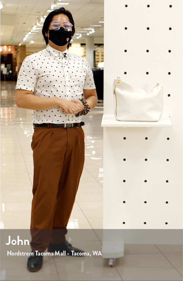 Chhloee Leather Hobo Bag, sales video thumbnail