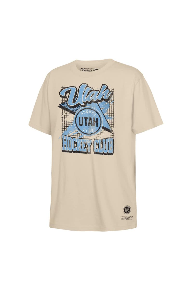 Mitchell & Ness Youth Mitchell & Ness Natural NHL Utah Off The Grid T-Shirt, Alternate, color, Natural