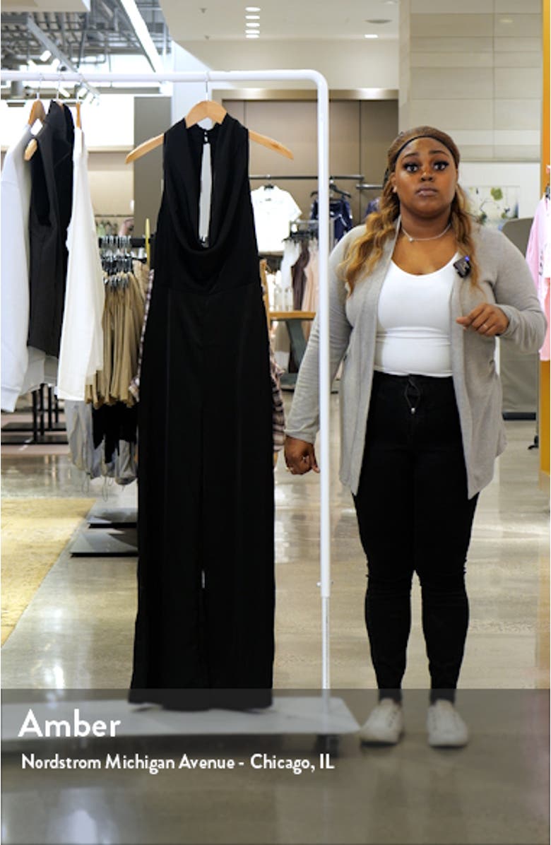 Thomas Cowl Neck Jumpsuit, sales video thumbnail