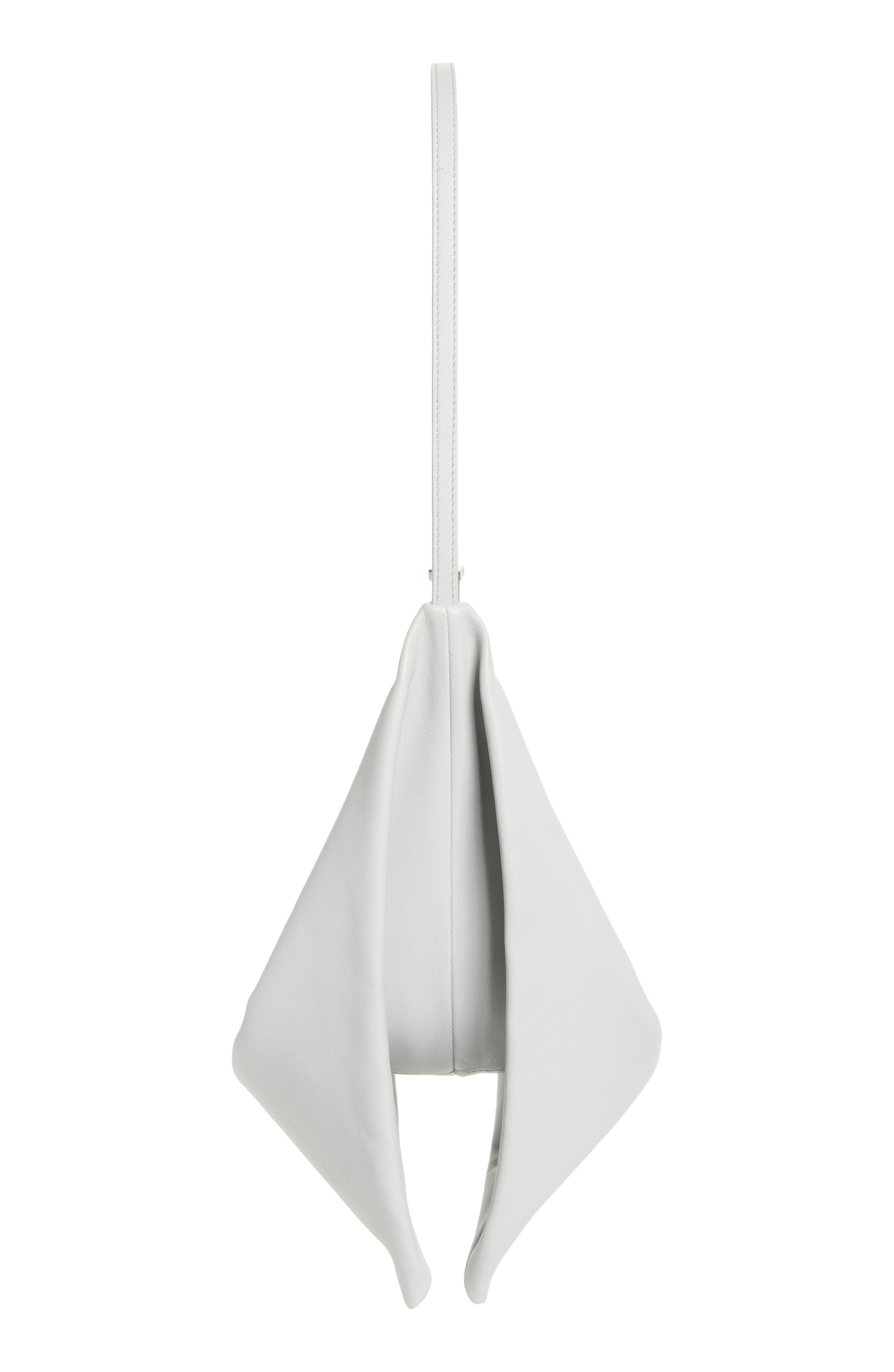 Proenza Schouler Tetra Leather Shoulder Bag, Alternate, color, Smoke